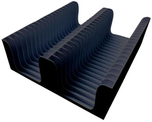 Main image of Black Tray Storage Holder Stand Rack Box for MiniDisc Cases (Holds 40)