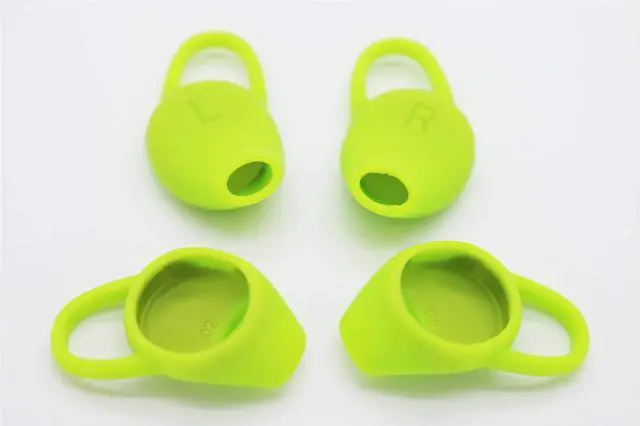 Main image of 4pcs Best Premium Quality Spare Replacement Compatible with Plantronics Backbeat Fit Wireless Earphones, Silicone Earbuds Eartips Ear Gels - Prefect Fit (Green)