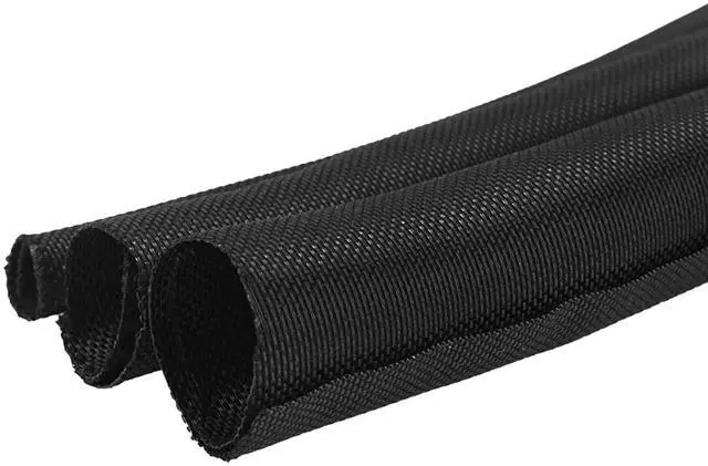 Main image of Braided Split Wire Loom Wrap Cable Sleeve Tube Harness Lot Sheathing Management Organize (3/8"-28ft)