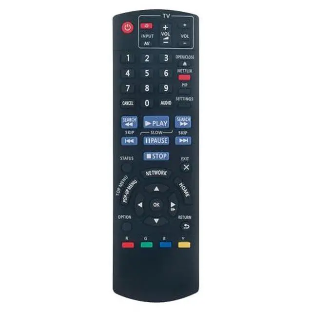 Alt view image 5 of 5 - N2QAYB000734 Replacement Remote Control for Panasonic Blu-ray Disc DVD | Use in Living Rooms or Rooms, Replacement Models N2QAYB000739, Replace Remote Compatible Models DMP-BD87 DMP-BD77 DMP-BD871