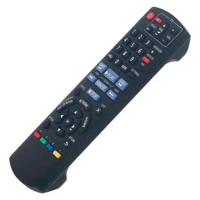Alt view image 2 of 5 - N2QAYB000734 Replacement Remote Control for Panasonic Blu-ray Disc DVD | Use in Living Rooms or Rooms, Replacement Models N2QAYB000739, Replace Remote Compatible Models DMP-BD87 DMP-BD77 DMP-BD871