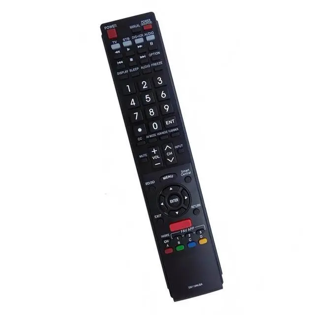 Alt view image 2 of 5 - GB118WJSA TV Remote Control for Sharp TV in Living Rooms or Rooms | No programming or pairing needed, Replacement Remote Compatible Models LC-70EQ10U LC-80LE661U LC40LE830U LC-40LE830U
