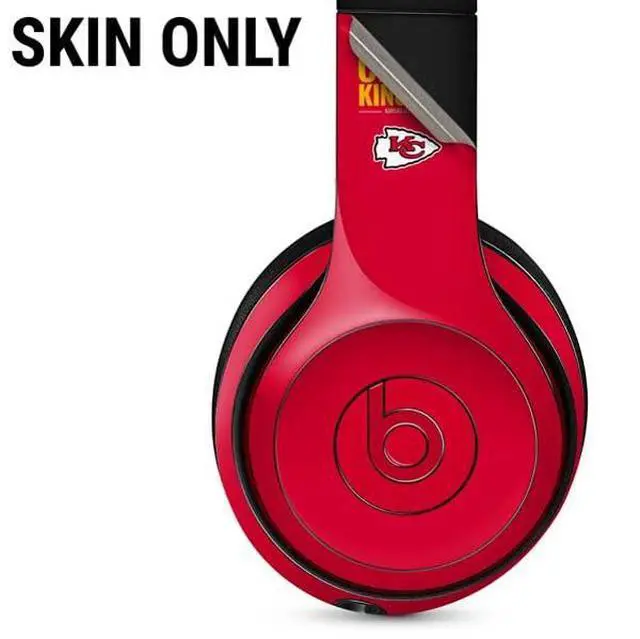 Alt view image 2 of 3 - Decal Audio Skin Compatible with Beats Solo 3 Wireless - Officially Licensed NFL Kansas City Chiefs Team Motto Design