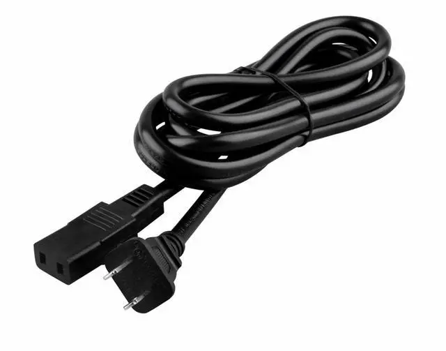 Main image of 8ft 2-Prong Square AC Power Cord Cable Lead Compatible with Bell Howell Super 8 Sound 20XS 20 XS 8mm Film Projector