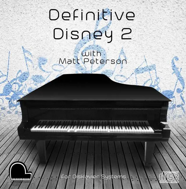 Main image of Music Compatible with Yamaha Disklavier Systems - Definitive Disney 2 - As MP3's, WAV, FLAC, and Midi on USB Flash Drive