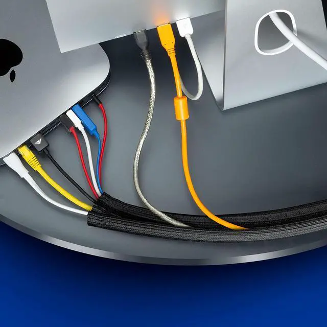 Alt view image 4 of 6 - Cable Management Wire Loom 12ft 3/4 Inch Black Split Cord Protector