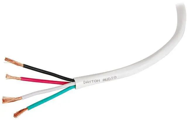 Main image of Audtek 100 ft. In-Wall Speaker Wire OFC Pure Copper 16/4 CL2