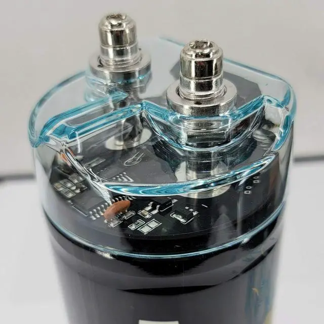 Alt view image 7 of 7 - 3.5 Farad Capacitor Car Audio 3500 Watts Power 12V Car Digital Power 3 Digit Display and Complete 1500 Watts 8 Gauge Car Amplifier Installation Wiring Kit Red
