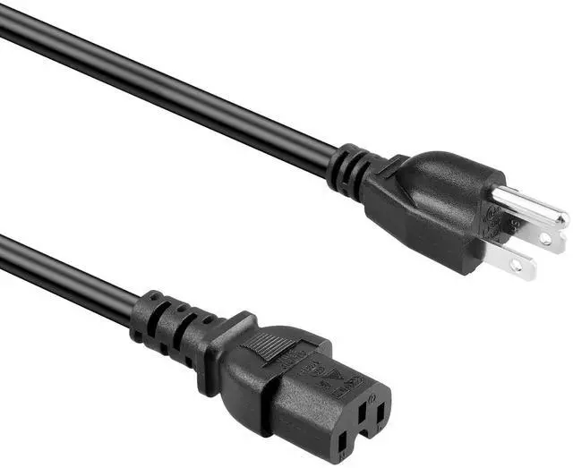 Main image of UL Listed 6ft 16AWG Notched Power Cable NEMA 5-15 Male Connector to C15 Female connector-9KKCP