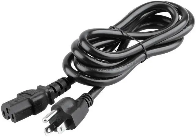 Alt view image 3 of 5 - UL Listed 6ft 16AWG Notched Power Cable NEMA 5-15 Male Connector to C15 Female connector-9KKCP
