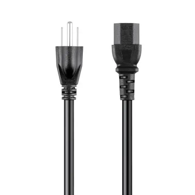 Alt view image 4 of 5 - UL Listed 6ft 16AWG Notched Power Cable NEMA 5-15 Male Connector to C15 Female connector-9KKCP