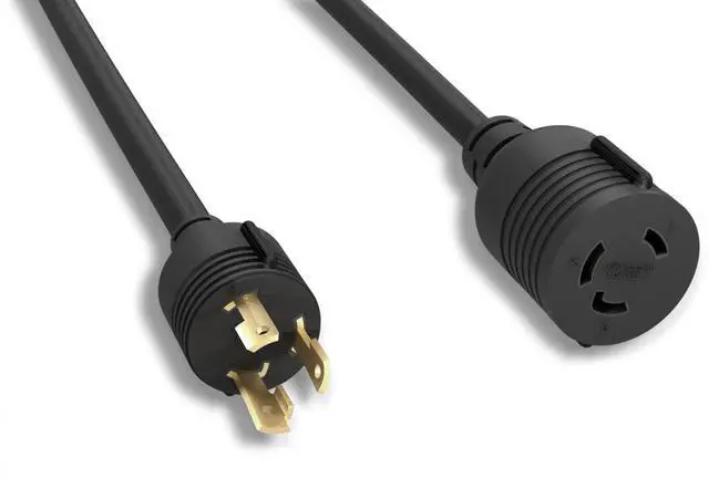 Main image of Heavy Duty Locking Power Cord L6-30P/R 10AWG 30A 250V 6FT