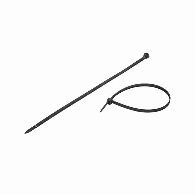 Alt view image 2 of 4 - 14 Inch Nylon UV Resistant Cable Wire Zip Tie 120 lbs - Black 1000 Pack Lot Pcs Qty