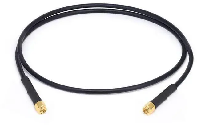 Alt view image 2 of 2 - RF Cable Assembly, SMA Male to SMA Male, RG223 Flexible Coax, DC-3GHz (800 mm)