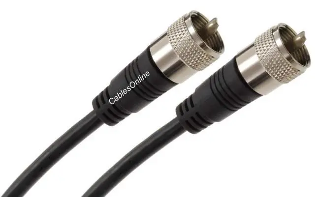 Alt view image 2 of 3 - CablesOnline 12ft RG8x Coax UHF (PL259) Male to Male 50 ohm Antenna Cable - R-U012