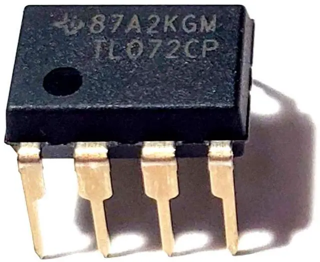 Main image of TL072CP TL072 Dual Low-Noise JFET-Input Operational Amplifier Op Amp Breadboard-Friendly IC DIP-8 (Pack of 2)
