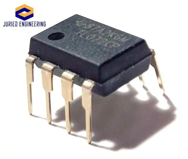 Alt view image 2 of 7 - TL072CP TL072 Dual Low-Noise JFET-Input Operational Amplifier Op Amp Breadboard-Friendly IC DIP-8 (Pack of 2)