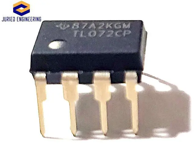 Alt view image 4 of 7 - TL072CP TL072 Dual Low-Noise JFET-Input Operational Amplifier Op Amp Breadboard-Friendly IC DIP-8 (Pack of 2)