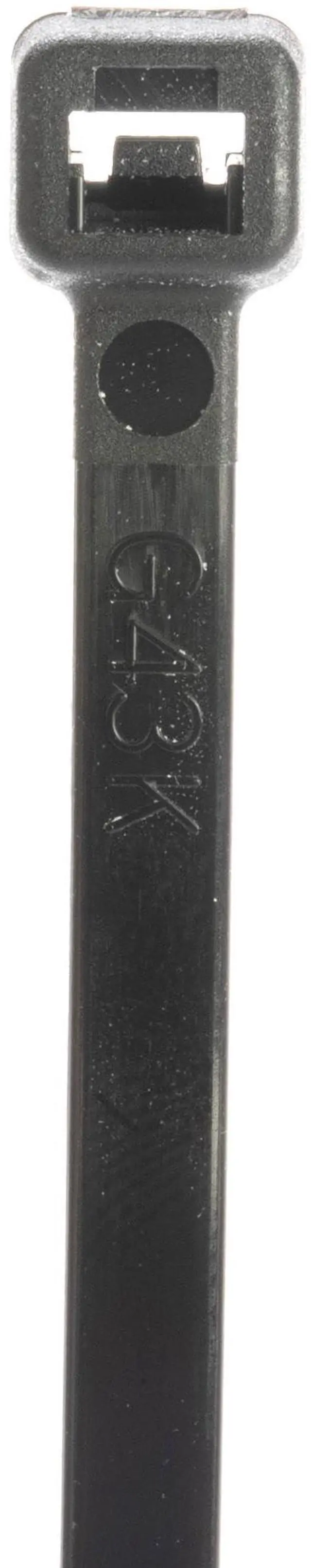 Main image of Stronghold Cable Tie, 14.57L (370mm), Standard, Nylon, Weather Resistant Black, Package 100, S15-50-C0