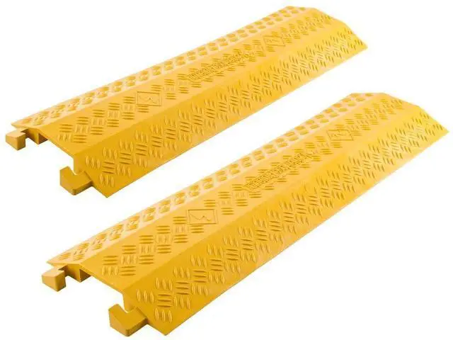 Main image of Guardian 2-Pack Bundle of High Traffic Pedestrian Light Equipment Drop-Over Cable Cover Ramps