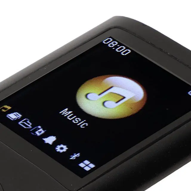 Alt view image 2 of 6 - Slim Portable MP3 Player with Lossless Sound 1.8" LCD Screen Supports 64GB SD Card & Earphone, Portable Music Player with Earphone, Support up to 64GB Memory Card, 8H Playing time (Black)
