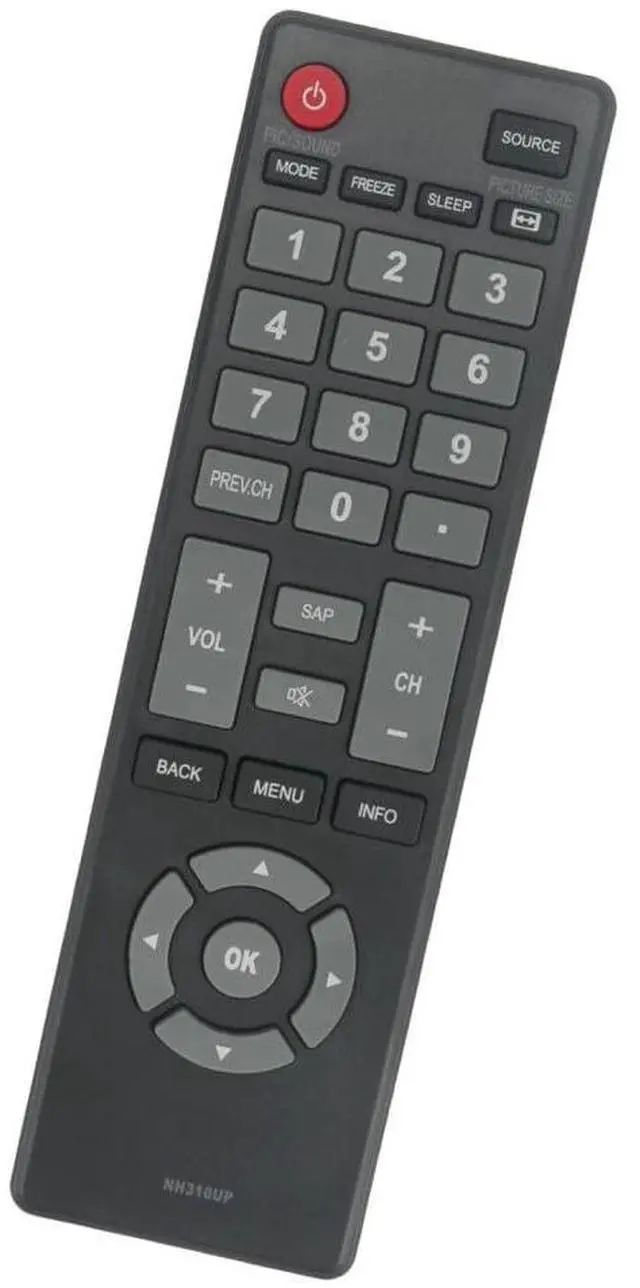 Alt view image 4 of 7 - NH310UP TV Remote Control Compatible for Emerson LED LCD TV | Replace Remote Control No programming or paring needed, Compatible models: LF501EM4A LF320EM4A LC391EM4