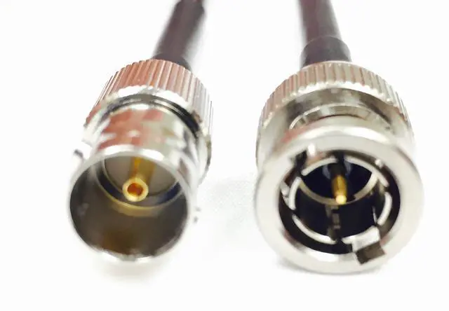 Alt view image 2 of 3 - 5 Foot BNC Male to BNC Female 3G HD-SDI Mini RG59 Extension 75 Ohm Cable Black