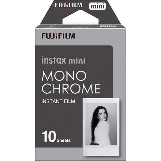 Alt view image 3 of 3 - INSTAX MINI Monochrome Film 30 Exposures Bundle | For Instant Photos, Scrapbooks & Sharing | Includes Cleaning Cloth