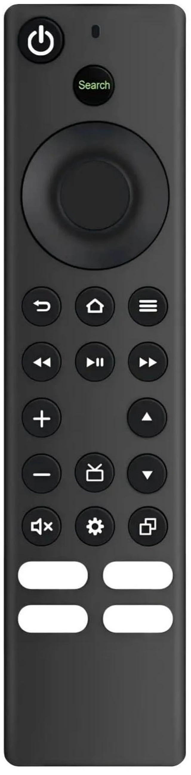 Main image of NS-RCFNA-21 TV Remote Control for Toshiba TV in Living Rooms or Rooms | With 4 Shortcut App Keys Buttons, Replacement Remote Compatible Models 50LF621U21 43LF621U21 32LF221U21 43LF421U21