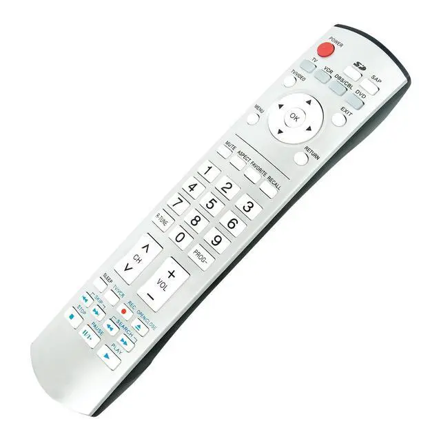 Alt view image 2 of 6 - EUR7737Z20 Replace Remote Control fit for Panasonic Plasma TV TH-37PX60U | TH-42PX60U TH-50PX60U PT-56DLX76 PT-61DLX76 PT-61DLX26 TH-50PX600U TH-42PX600U TH-58PX600U EUR7737Z10