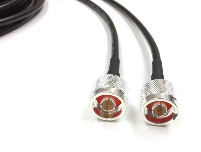 Alt view image 2 of 4 - 25 Foot N Male to N Male Times Microwave LMR 240 Ultraflex 50 Ohm Antenna Cable Assembled