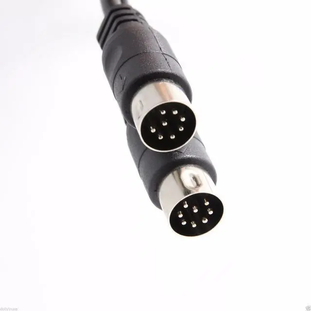 Alt view image 2 of 6 - 8 PIN Large male DIN Speaker wire cable for Monster Clarity HD Model One 12 FT