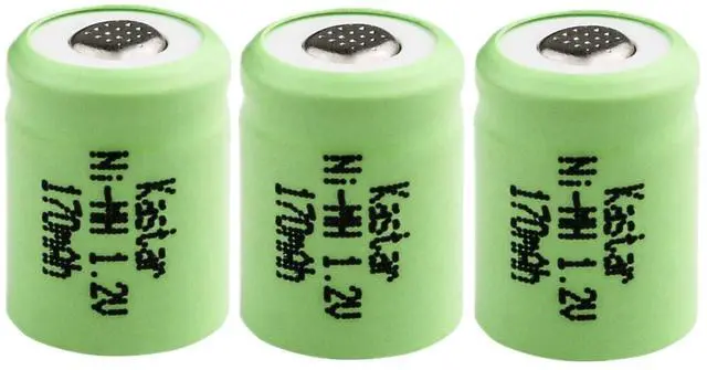 Main image of 3-Pack Ni-MH Battery 1.2V 170mAh Replacement for Wacom Inkling Pen Battery, Wacom MDP-123 Digital Pen Battery, Wacom ACK-403-03 ACK40303, Wacom Bamboo Ink, 1/3AAA-17NM-GP, 1/4AAA1.2V Battery