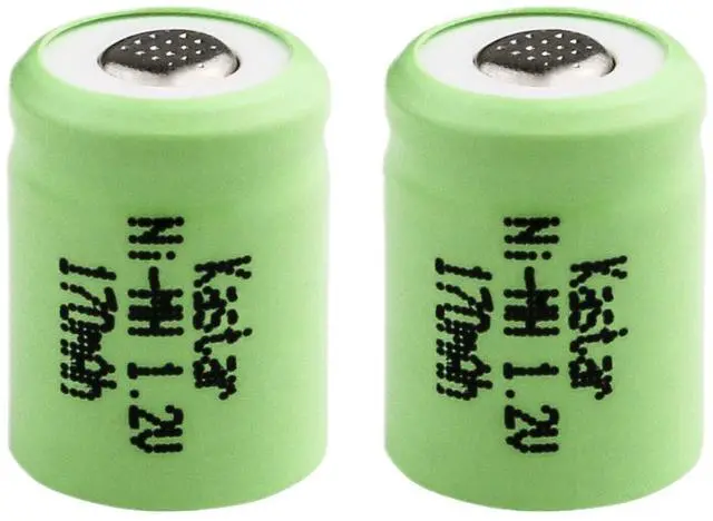 Main image of 2-Pack Ni-MH Battery 1.2V 170mAh Replacement for Wacom Inkling Pen Battery, Wacom MDP-123 Digital Pen Battery, Wacom ACK-403-03 ACK40303, Wacom Bamboo Ink, 1/3AAA-17NM-GP, 1/4AAA1.2V Battery