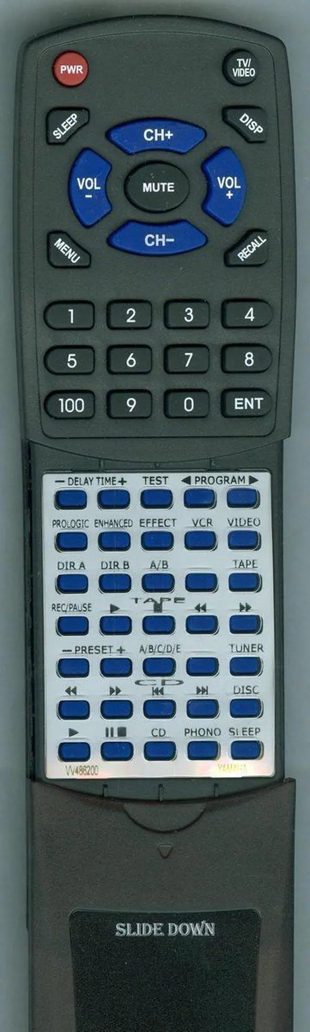 Main image of Replacement Remote Control for Yamaha RXV392, VV486200, RV502, RAV2