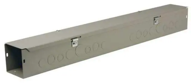 Main image of Straight Section Wireway, 1 Rating, Steel, Powder Coated HS664-1 Each
