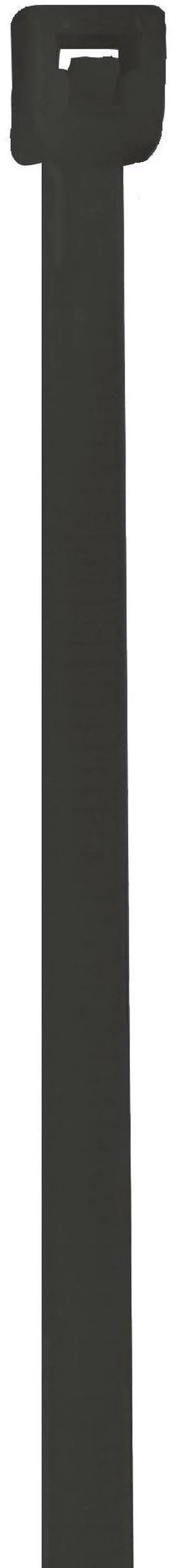 Main image of 6" UV Cable Ties, Black, 18 lb. Strength, 0.10" Width, Tamper Proof Zip Ties, Outdoor/UV Resistant, Bundle and Organize Wires/Cables in Warehouse, Garage, Home or Office, Case of 1000