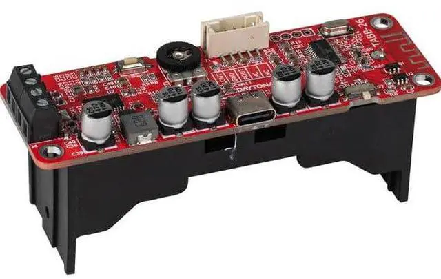 Main image of TABB-26 Twin Pairing Bluetooth 5.0 2 x 6W Amp Board with 26650 Battery Holder/Charger