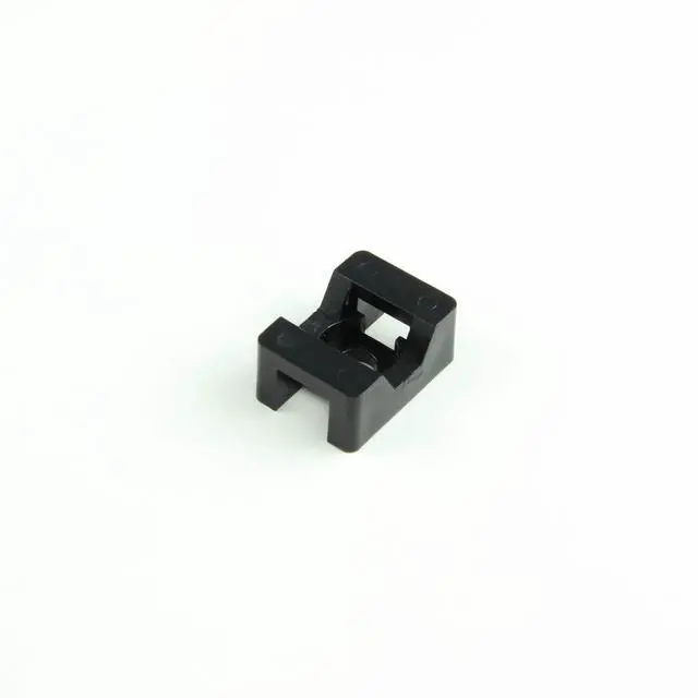 Main image of Screw-In Saddle UV Black Cable Tie Mounts for 120 lb. Ties - (pack of 50)