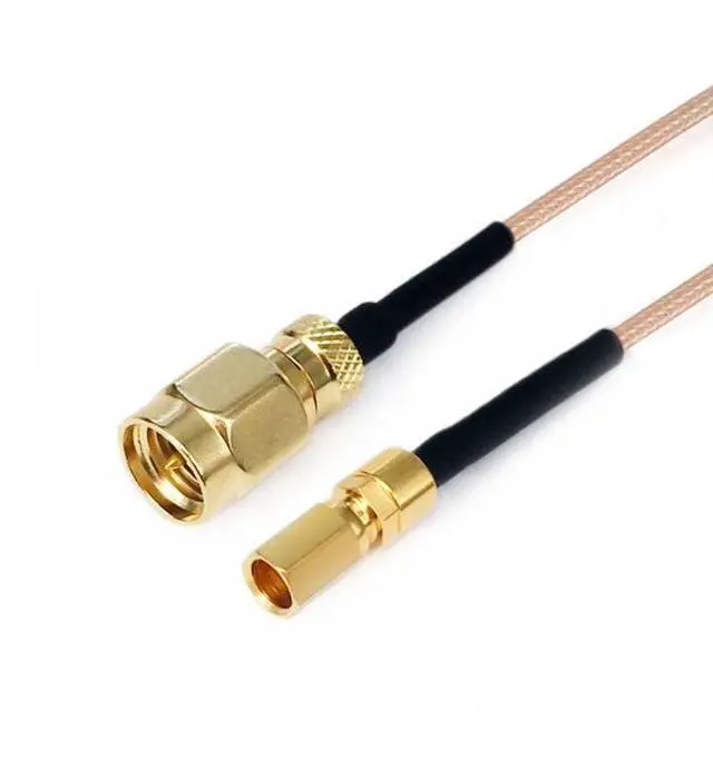 Main image of RF Coaxial Cable Assembly, SMA Male to SSMC Female, RG178 Flexible, DC-3GHz (1200 mm)