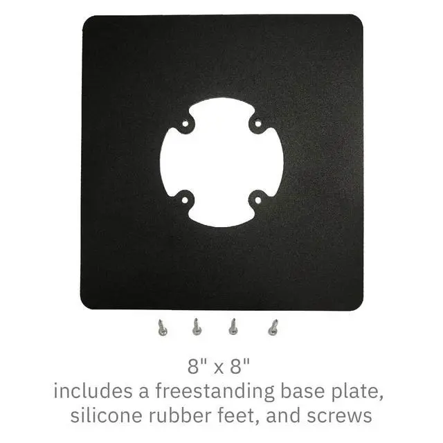 Alt view image 6 of 6 - Dejavoo QD2, QD4 & QD5 Low Freestanding Swivel and Tilt Stand with Square Plate
