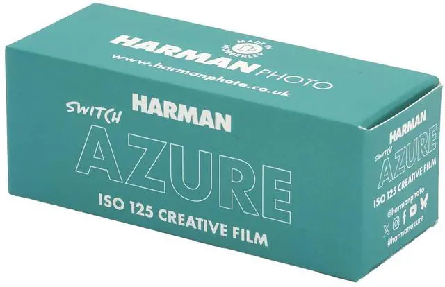 Alt view image 5 of 5 - Switch Azure 125 Creative Color Negative 120 Roll Film, ISO | 125 ISO color negative film with 120 roll format for creative photography, color shifting and artistic effects