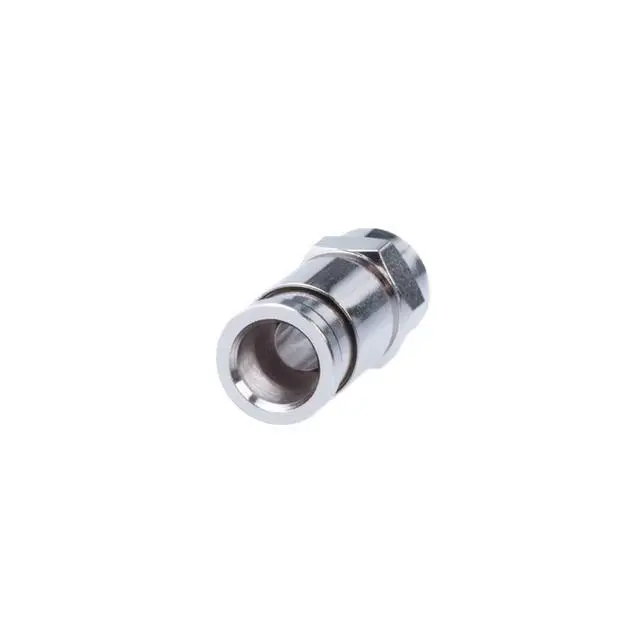 Alt view image 2 of 4 - RG6 F Type Compression Connector, All-Metal Coaxial Fitting Plug for Satellite & Cable TV Compatible with Standard Compression Tools, 0.3 MHz to 3 GHz Range (100 PCS)