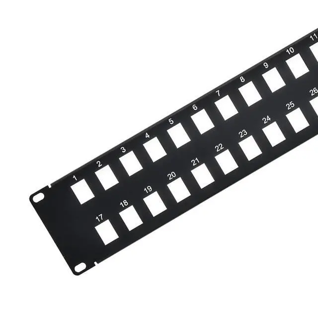 Alt view image 2 of 3 - Blank Panel for Keystone Jack, 2U, 32 Port, 5 Pack