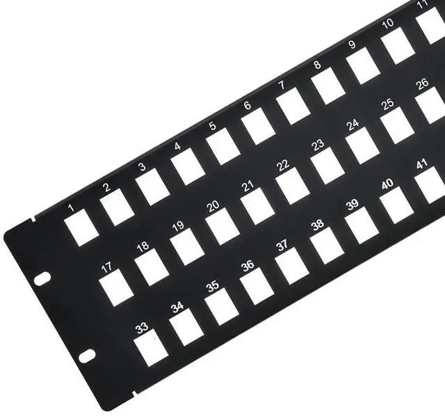 Main image of Blank Panel for Keystone Jack, 3U, 48 Port, 5 Pack