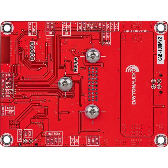 Alt view image 4 of 4 - KAB-100Mv2 1 x 100W Class D Audio Amplifier Board with aptX HD Bluetooth 5.0