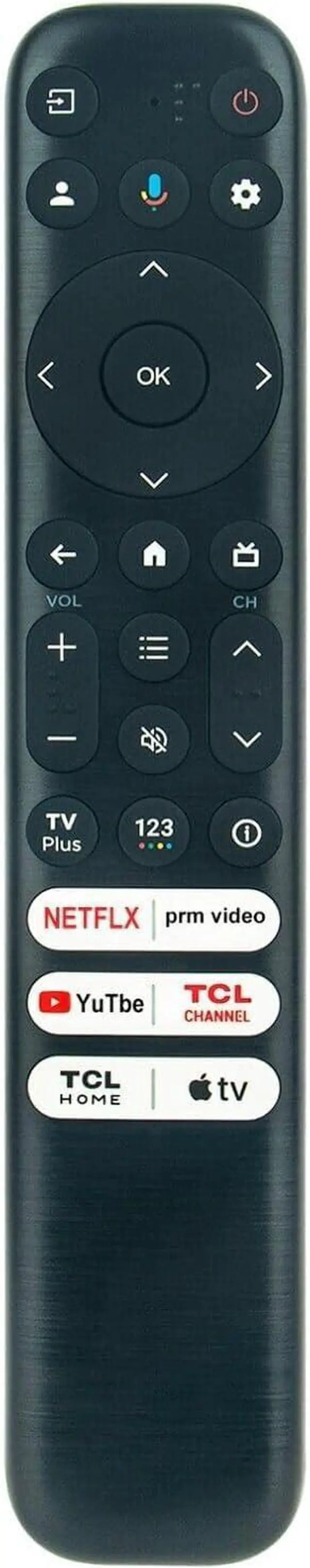 Main image of Replacement Voice TV Remote Control Controller for TCL 75Q691F 75Q681F 75" Q Class 4K UHD HDR QLED Smart TV