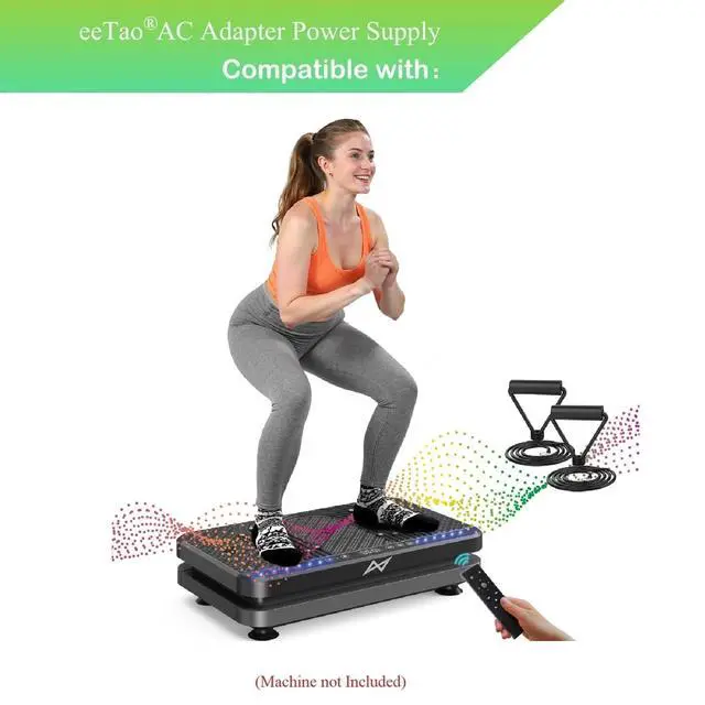 Alt view image 2 of 5 - 3 Prong AC Power Cord Charger for AXV ARK-6 Vibration Plate Fitness Platform Exercise Machine Plug Lead Charging Cable Power Supply 100V-240V