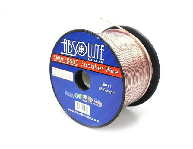 Alt view image 2 of 2 - SWH18500 18 Gauge Car Home Audio Speaker Wire Cable Spool 500'
