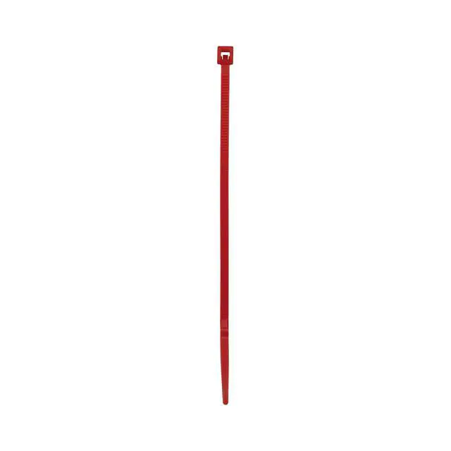 Alt view image 5 of 5 - 4 Inch Cable Ties, 18 Pound Tensile Strength, Made in the USA, MS3367-4-0, UL Listed, CSA Certified, CE and RoHS Compliant (10, Red)
